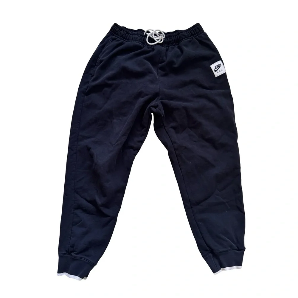 Jordan Mens Jumpman Classics Fleece Pants Size XL Black Jogger Patch